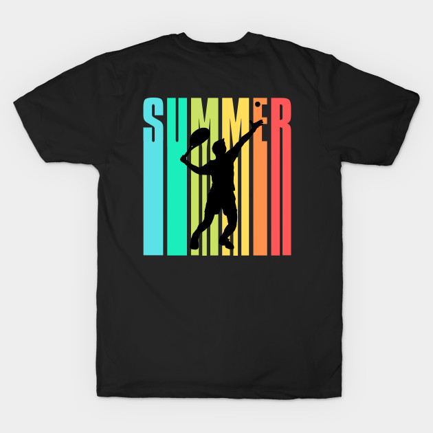 US Open Summer Tennis Silhouette by TopTennisMerch